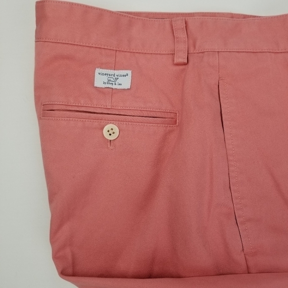 🔴Vineyard Vines Mens Coral Pink Jean Dockers 32 - Picture 5 of 6